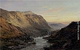Valley Canvas Paintings - The Shiel Valley